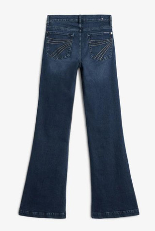 SALE 7 for All Mankind® Ladies' Silver Stitched Dojo Jeans in Spill