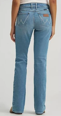 SALE Wrangler Retro® Ladies' Mae MR Boot Cut Jeans in Nori