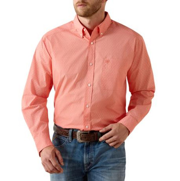 Ariat® Men's L/S Emberglow Speckled Print Classic Fit Button Shirt