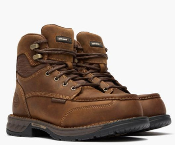 Georgia Boot® Men's Athens 360 6" Side-Zip WP Nano Composite Moc-Toe Work Boots