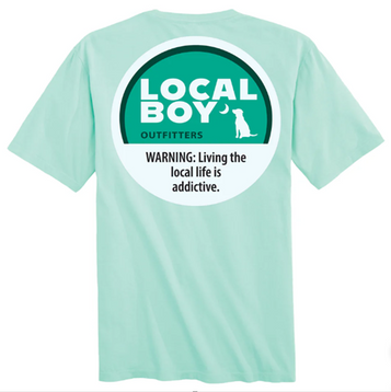 Local Boy® Men's S/S Island Reef Menthol T-Shirt