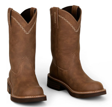 Justin® Ladies' Brown Lillie Gypsy 10" Round Toe Boots