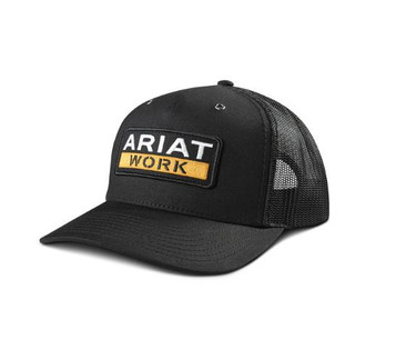 Ariat® Black Ariat Work Patch Richardson 112 Snapback Cap