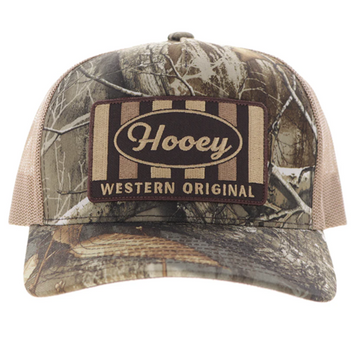 Hooey® Camo/Tan Sudan Realtree Edge Snapback Cap
