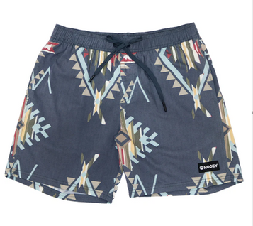 Hooey® Men's Navy/Aztec Big Wake Board Shorts