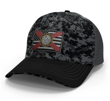 FloGrown® Digital Grey Camo Performance Cap