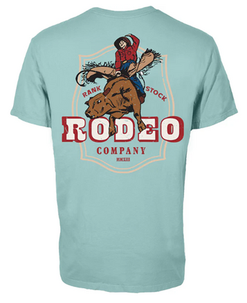 Hooey® Men's S/S Light Blue Rank Rodeo Co T-Shirt