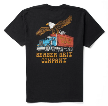 Seager® Men's S/S Black Big Rig T-Shirt