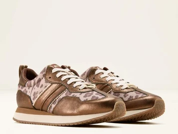 Ariat® Ladies' Bronzed Leopard Ranch Runner Shoes