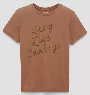 Wrangler® Ladies' S/S Rawhide Rope Long Live Cowboys T-Shirt