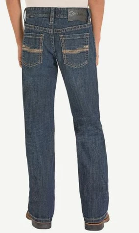 Rock & Roll Denim® Boys' Regular Fit Straight Stitch Boot Cut Jeans