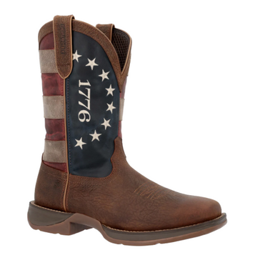 Durango® Men's Rebel™ America 250 Flag Square Toe Boots