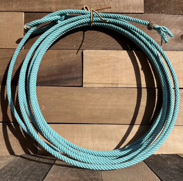 Kings Saddlery® Poly 4-Strand with Core 28' Rope - Aqua