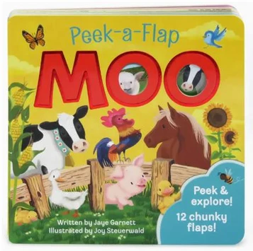 Cottage Door Press® Peek-a-Flap Moo Board Book