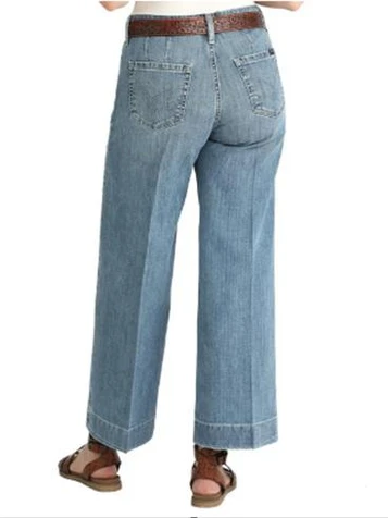 Cruel Denim® Ladies' Medium Wash MR Hannah Cropped Jeans