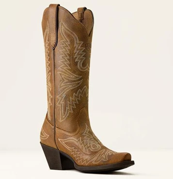 Ariat® Ladies' Brown Bomber Round Up Collins Snip Toe Boots