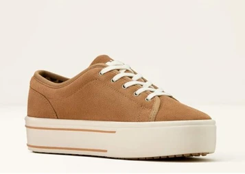 Ariat® Ladies' Dark Tan Suede Skylar Sneakers