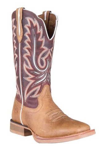 Durango® Ladies' Almond/Cayenne Square Toe Boots