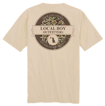 Local Boy® Men's S/S Latte Vintage Sphere T-Shirt