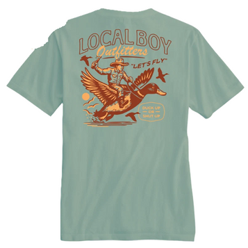Local Boy® Men's S/S Bay Green Duck Up T-Shirt