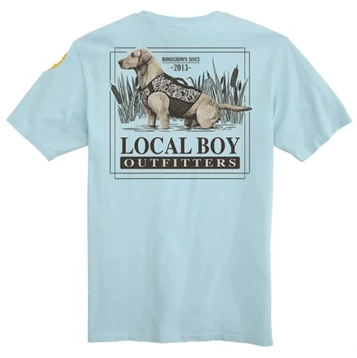 Local Boy® Toddler S/S Chambray Blue Marsh Hunt T-Shirt