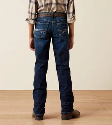 Ariat® Boy's B5 Slim Ryler Straight Leg Jeans in Pima