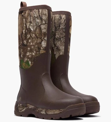 Rocky® Men's Brown/Camo Big Cypress WP Rubber Outdoor Boots