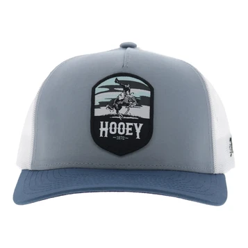 Hooey® Blue/White Cheyenne 5-Panel Trucker Cap