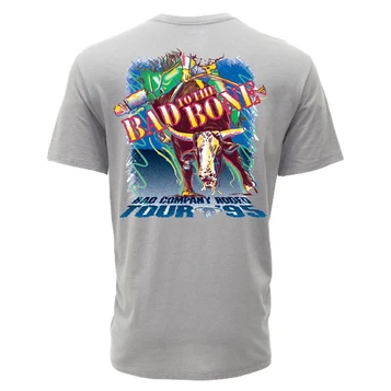 Hooey® Men's S/S Grey Bad Co Rodeo Bad to the Bone T-Shirt