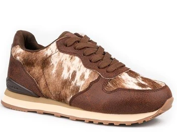 Roper® Ladies' Hair On Hide Leather Jogger Casual Shoes
