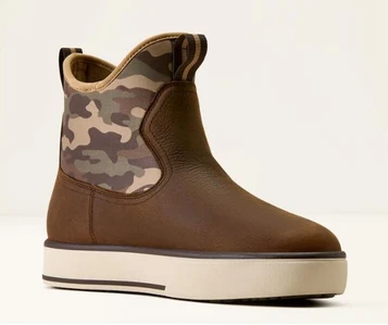 Ariat® Men's Dark Brown/Camo Saylor Shrimp Waterproof Boots