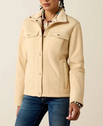 Ariat® Ladies' Irish Cream Berber Back Softshell Jacket