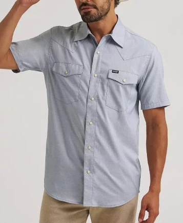Wrangler® Men's S/S Bering Sea ATG Drover Utility Snap Shirt
