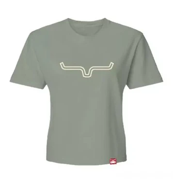 Kimes Ranch® Ladies' S/S Sage Outlier Cropped T-Shirt