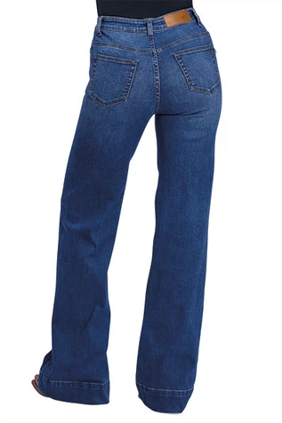 Tin Haul® Ladies' Claire HR Wide Leg Jeans