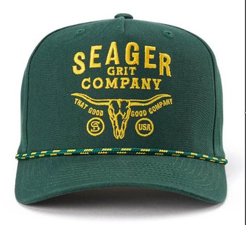 Seager® Longhorn Canvas Trucker Cap