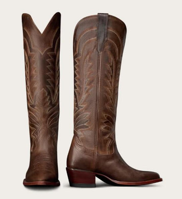 Tecovas® Ladies' Mocha Goat The Abby Tall Fashion Boots
