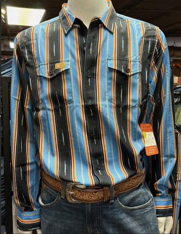 Kimes Ranch x Zach Top Men's L/S ZT Hickory Button Shirt