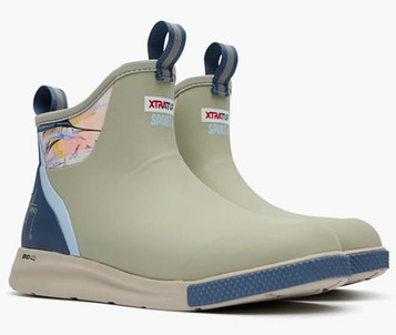 XTRATUF® Men's Stone/Sunset Sailfish Guy Harvey Ankle Deck Boots Sport