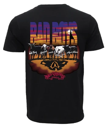Hooey® Men's S/S Black Bad Company Bad Boys T-Shirt