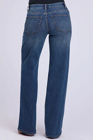 Stetson® Ladies' MR 675 Patch Pocket Yoked Wide Leg Jeans