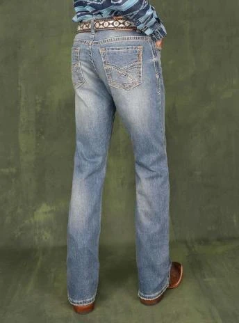 Western Blue® Men's Light Wash Modern Boot Cut Jeans