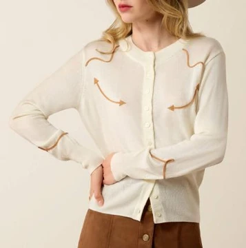Ariat® Ladies' L/S Coconut Milk Dolly Cardigan