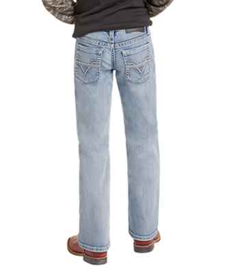 Rock & Roll Denim® Boys' Light Wash BB Gun Boot Cut Jeans