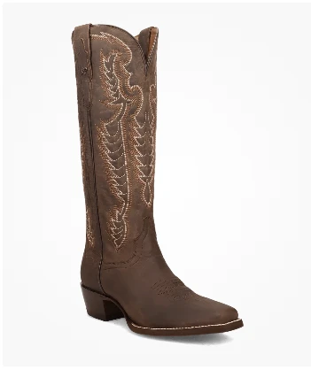Dan Post® Ladies' Brown 15" Calista Narrow Square Toe Boots