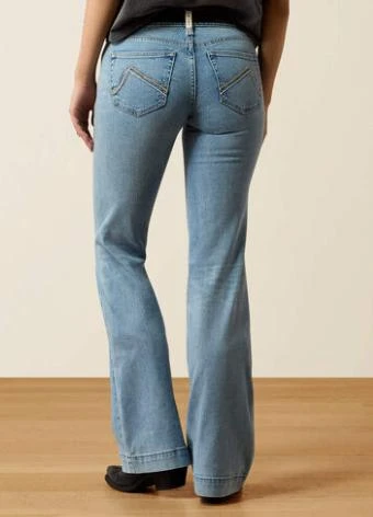 Ariat® Ladies' MR Saige Slim Trouser Jeans in Coronado