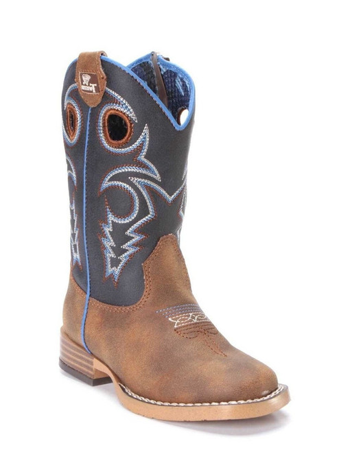 Twister Boys' Ben Western Boots, Brown, 1