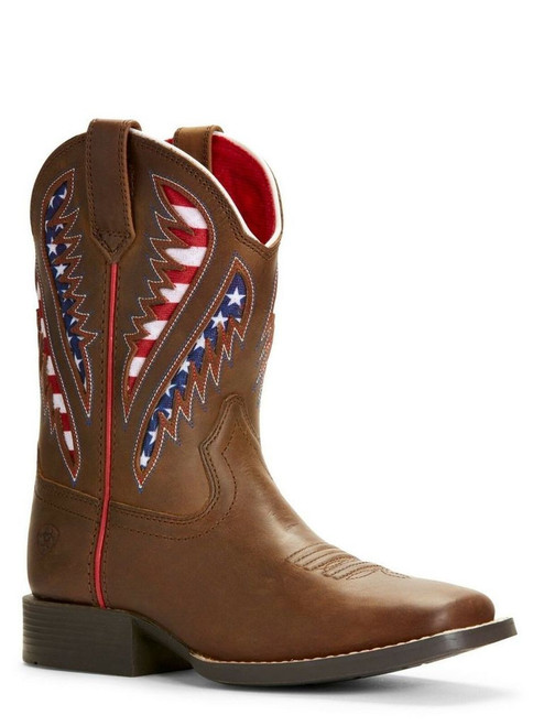 cowboy boots with american flag on them