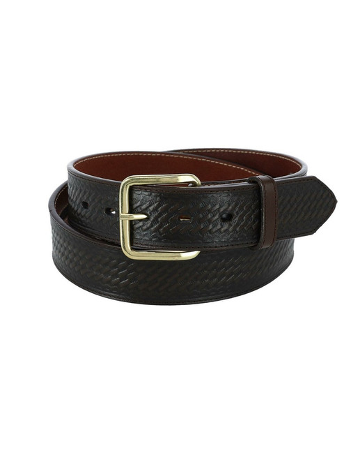 SALE Nocona® Men's Brown Leather Embossed Money Belt
