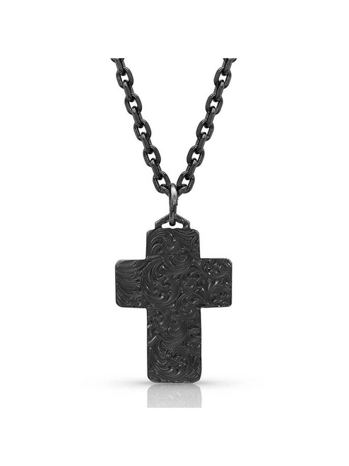 Montana Silversmiths Men's Barbed Wire Cross Necklace | Mall of America®
